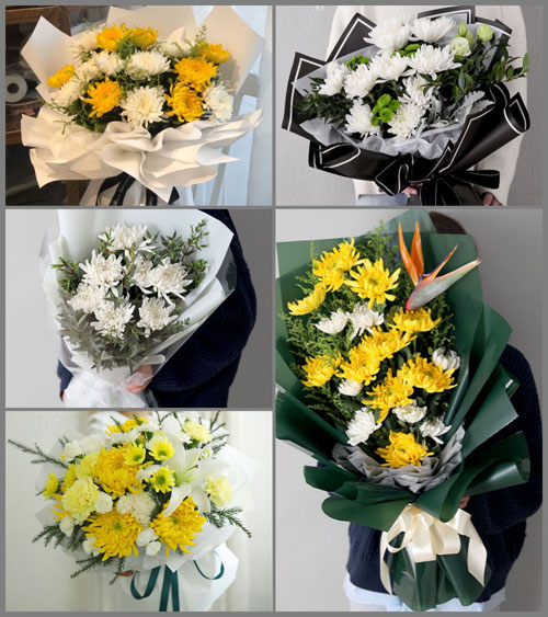贵州毕节市金沙县岩孔镇东光村白事花束代送